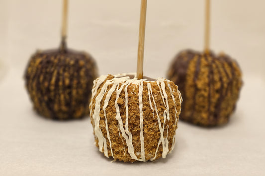 Chocolate and Toffee Caramel Apples