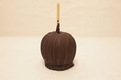 Dark Chocolate Caramel Apple with Dark Drizzle