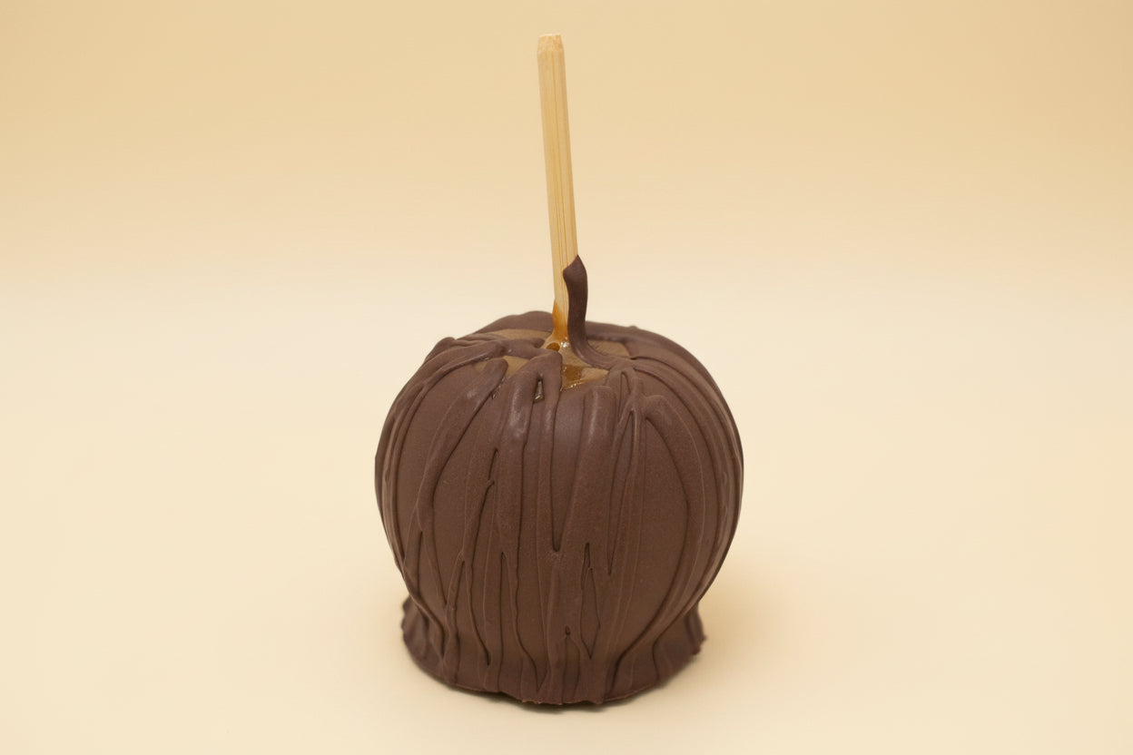 Milk Chocolate Caramel Apple with Milk Chocolate Drizzle