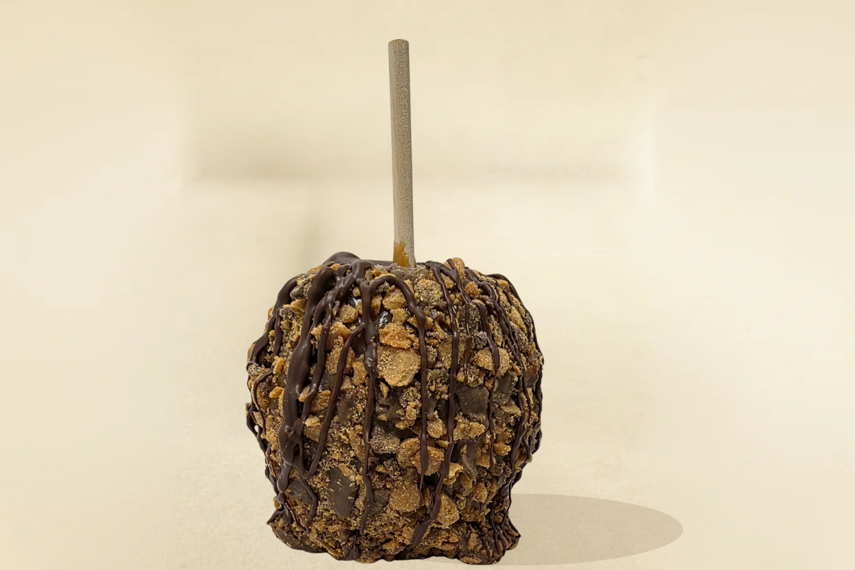Butter Finger Caramel Apple