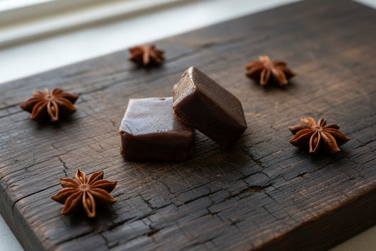 Licorice Caramel Squares