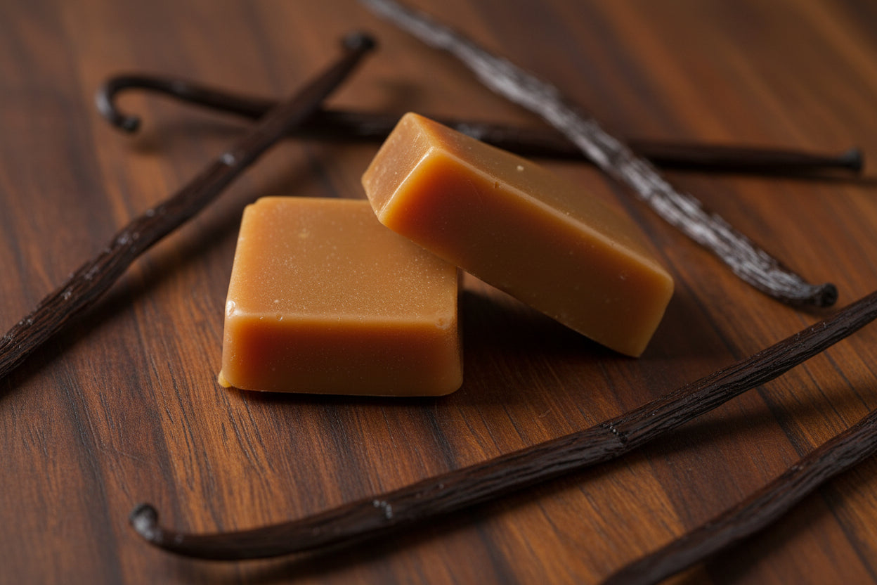 Vanilla Caramel Square