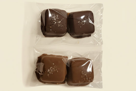 Chocolate Dipped Caramel with Sea Salt Packages