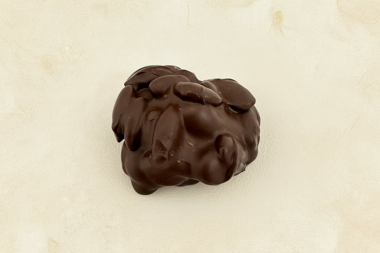 Belgian Dark Chocolate Almond Cluster