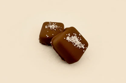 Milk Chocolate Dipped Caramel with Sea Salt